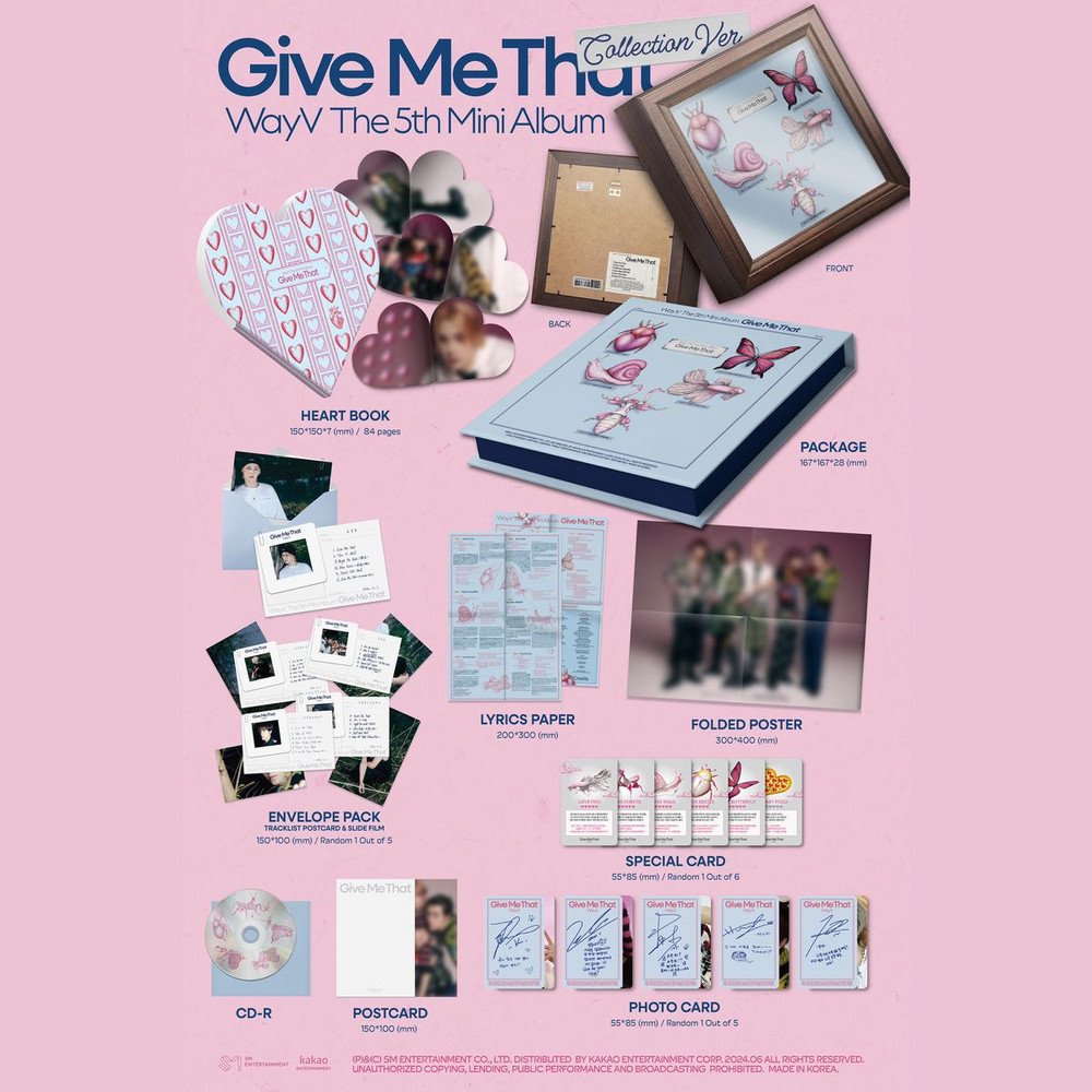 WAYV - GIVE ME THAT (5TH MINI ALBUM) COLLECTION VER.