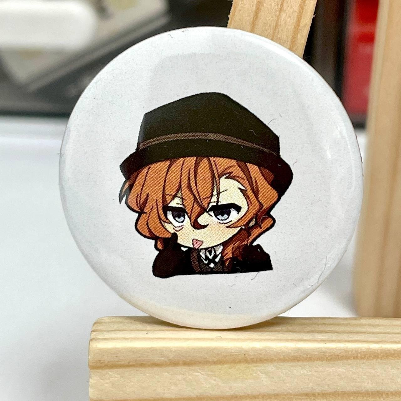 Міні значок Літературні генії бродячі пси / Bungo stray dogs