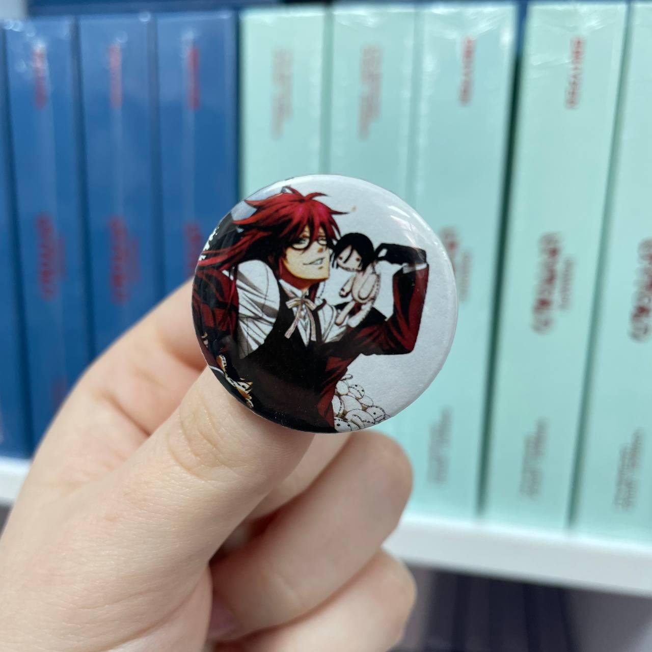 Міні значок "Темний дворецький / Black Butler" 32 мм