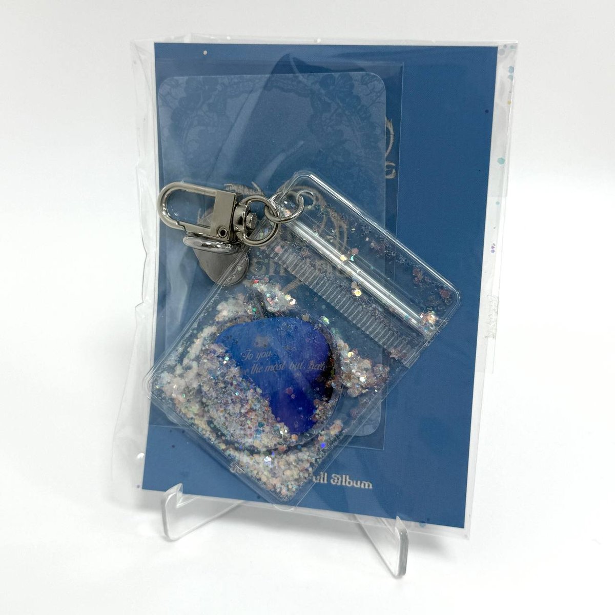 NMIXX ZIPPER POUCH KEYRING - Blue Valentine