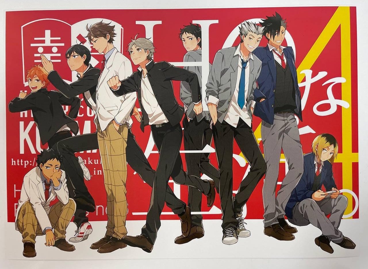 Постер А3 Волейбол / Haikyuu