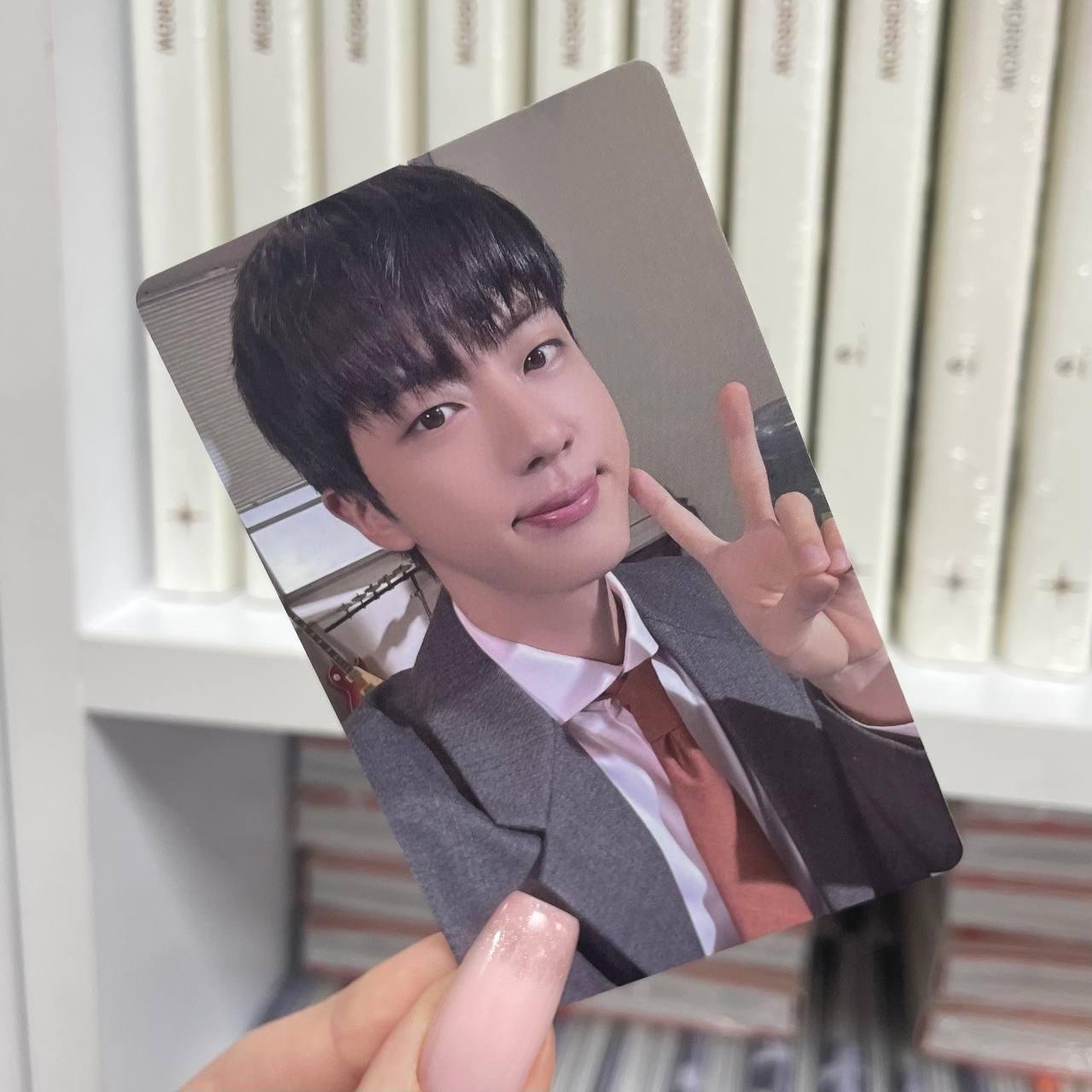 Офіційна картка BTS (Jin) Weverse shop pob (можливі мілкі дефекти)