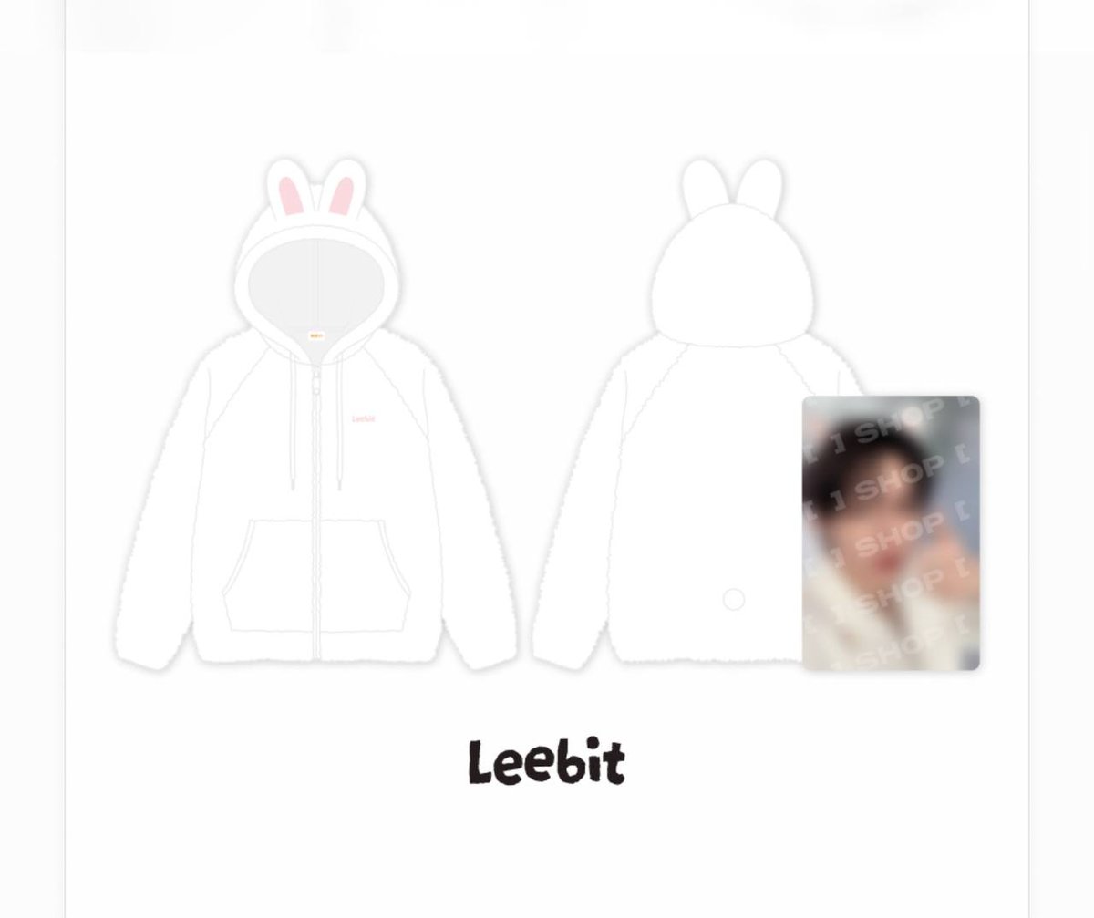 Leebit FLEECE HOOD ZIP-UP