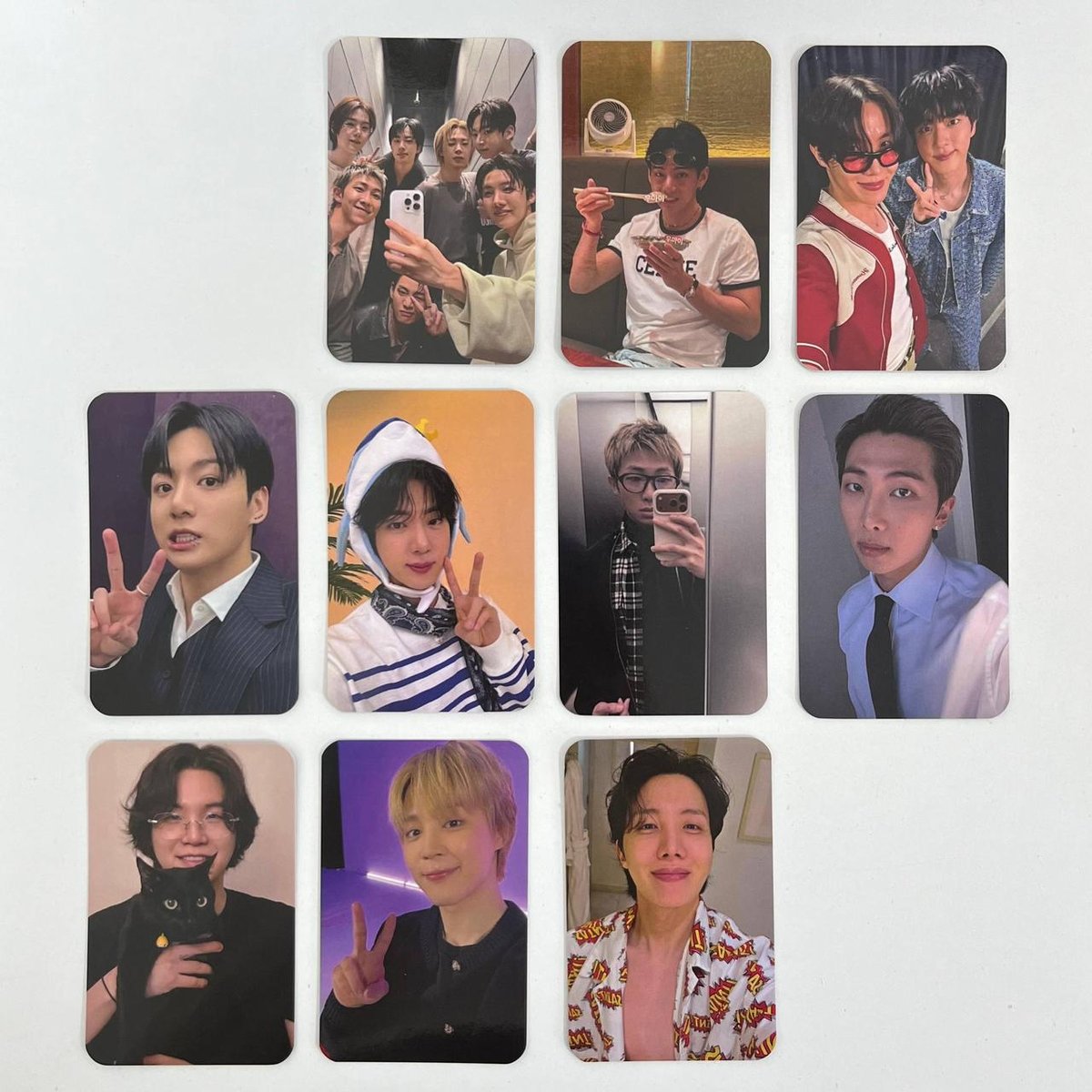 Сет двосторонніх карток BTS