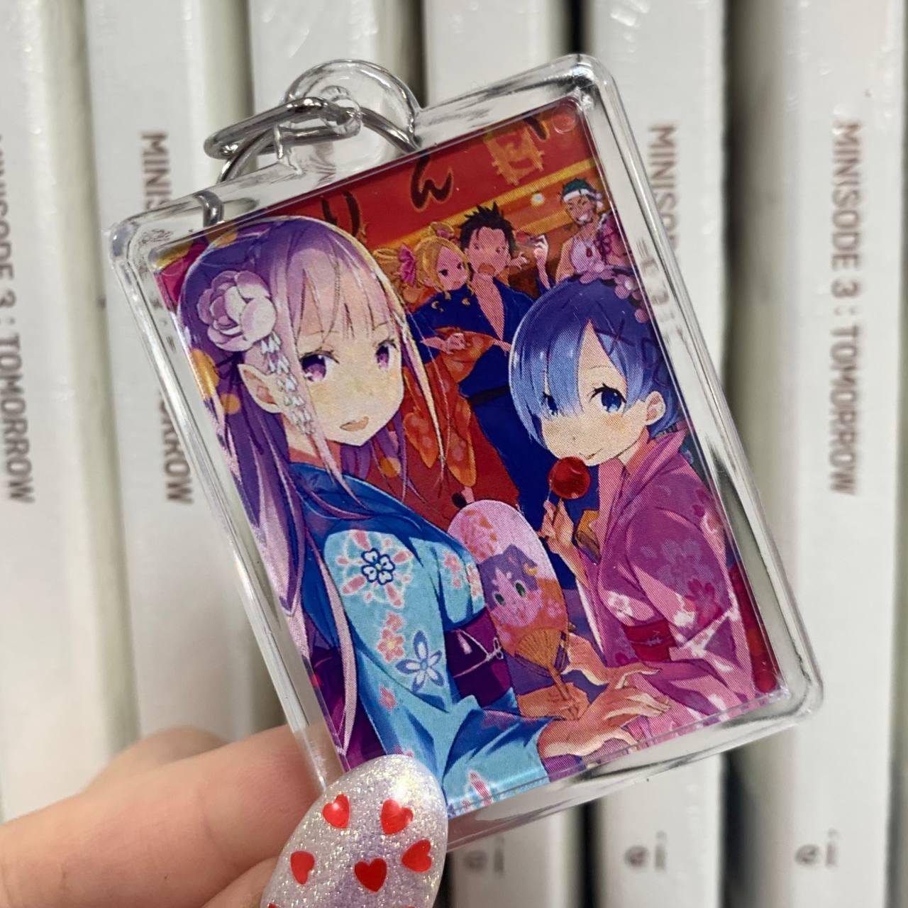 Брелочок Re:zero / Життя в альтернативному світі з нуля