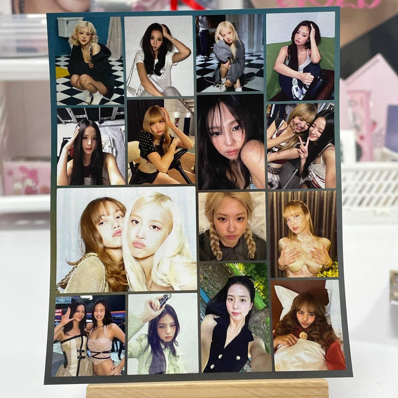 Наліпки  BLACKPINK на аркуші А6 (для самовирізання)