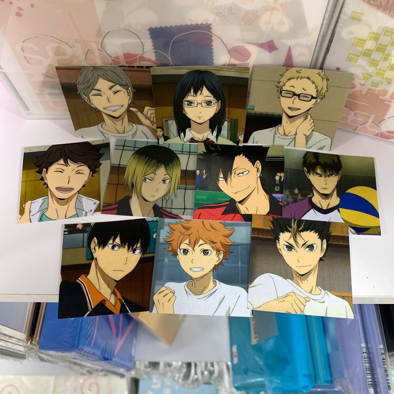 Набір наліпок "Волейбол / Haikyuu"