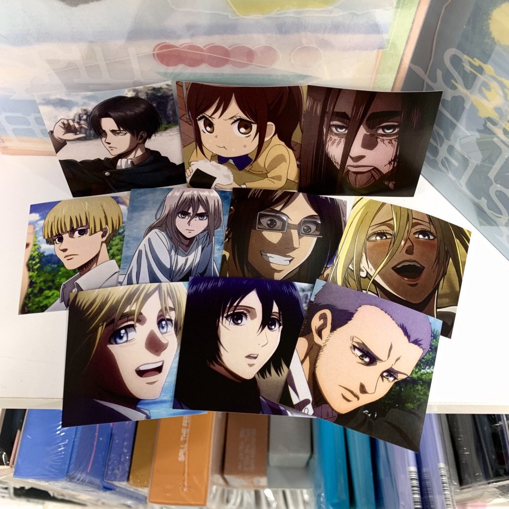Набір наліпок "Атака титанів / Attack on Titan"