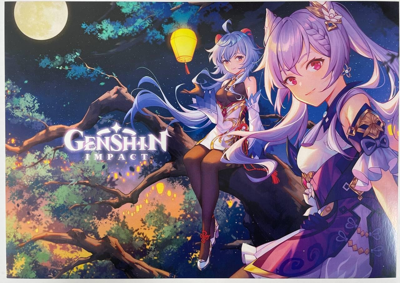 Постер А3 Genshin Impact