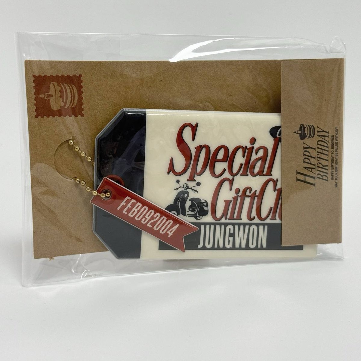 ENHYPEN JUNGWON HAPPY BIRTHDAY SPECIAL GIFT CLUB GOODS PHOTOCARD HOLDER