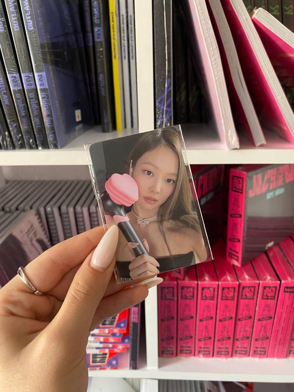 Официальная передзаказная карточка Lightstick BLACKPINK (присутствуют милые дефекты)