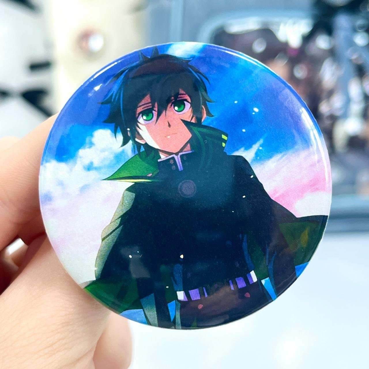 Значок "Останній Серафим / Seraph of the End" 56 мм