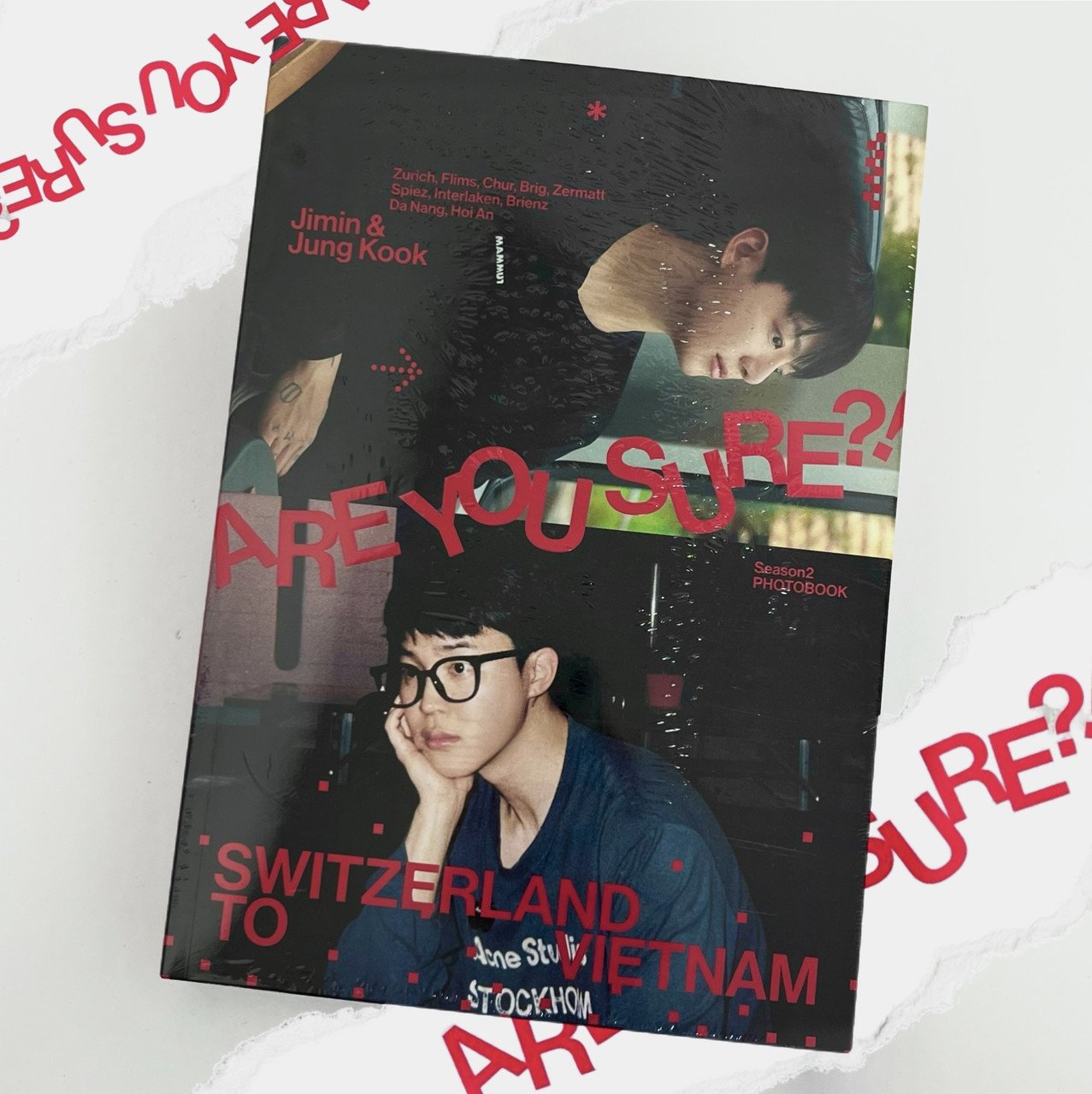 Jimin&Jungkook (BTS) - ARE YOU SURE? Season2 Photobook !!! Увага дефекти через комплектацію альбому !!!