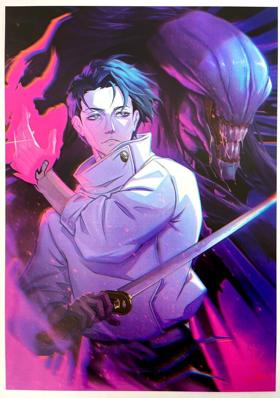 Постер А3 "Магічна битва / Jujutsu Kaisen"