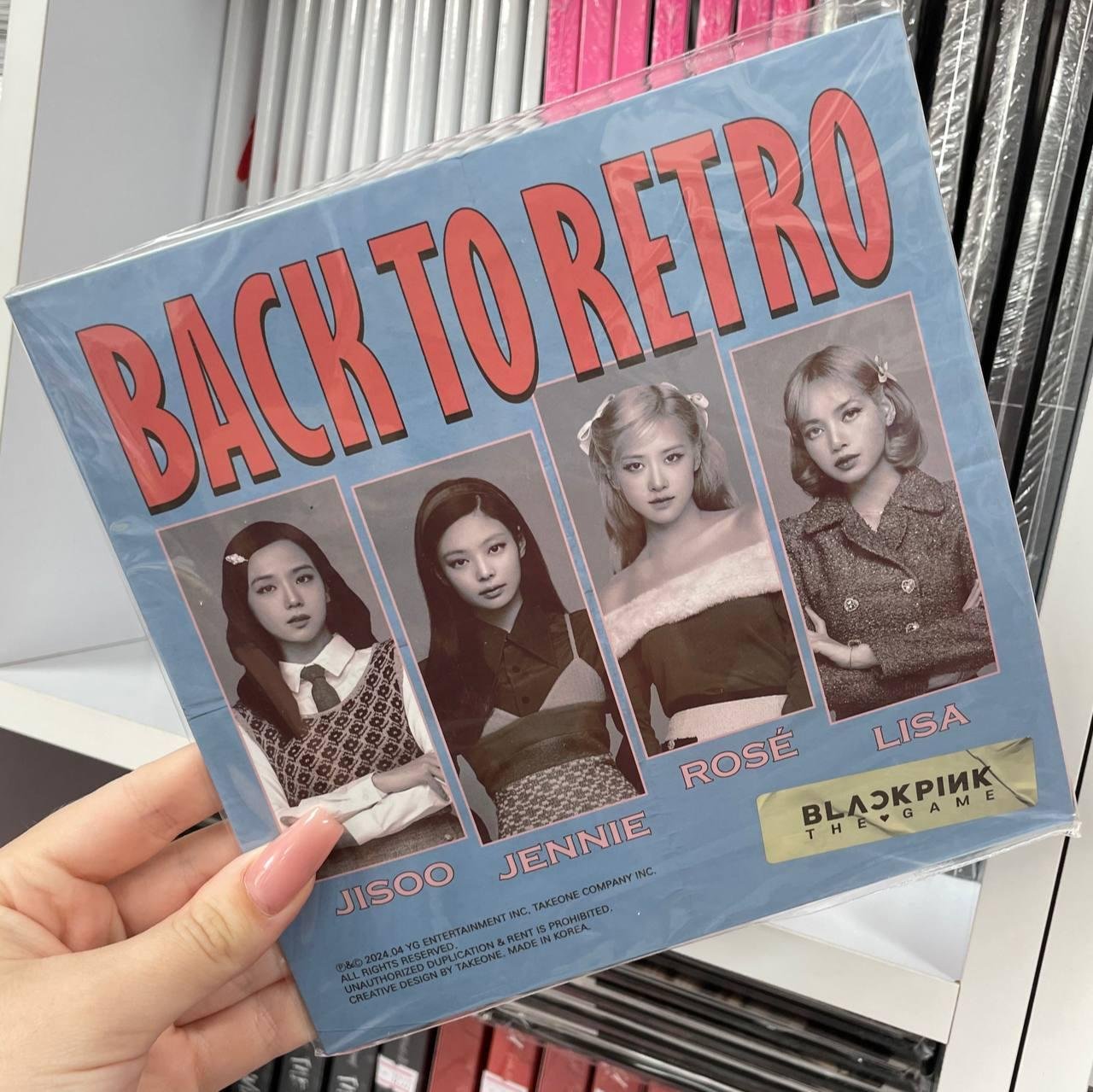 BLACKPINK - THE GAME PHOTOCARD COLLECTION BACK TO RETRO