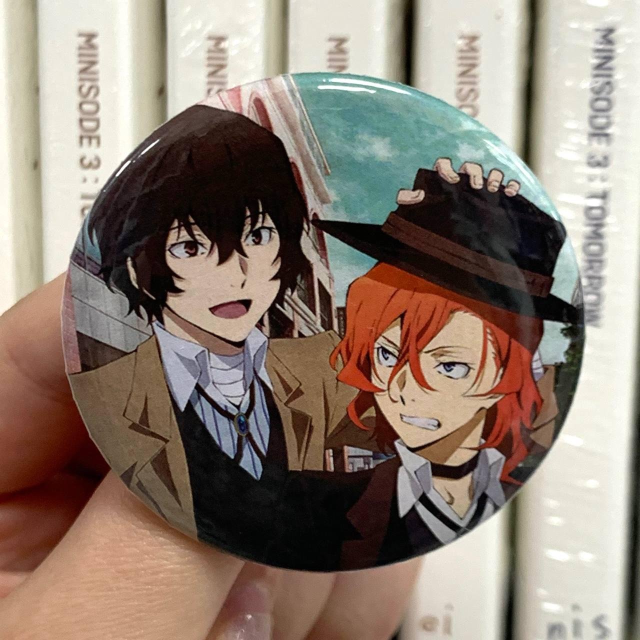 Значок Літературні генії бродячі пси / Bungo stray dogs