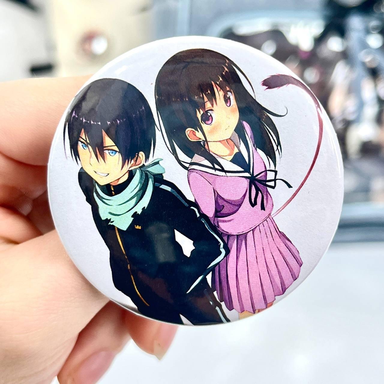 Значок "Безхатній Бог / Noragami" 56 мм