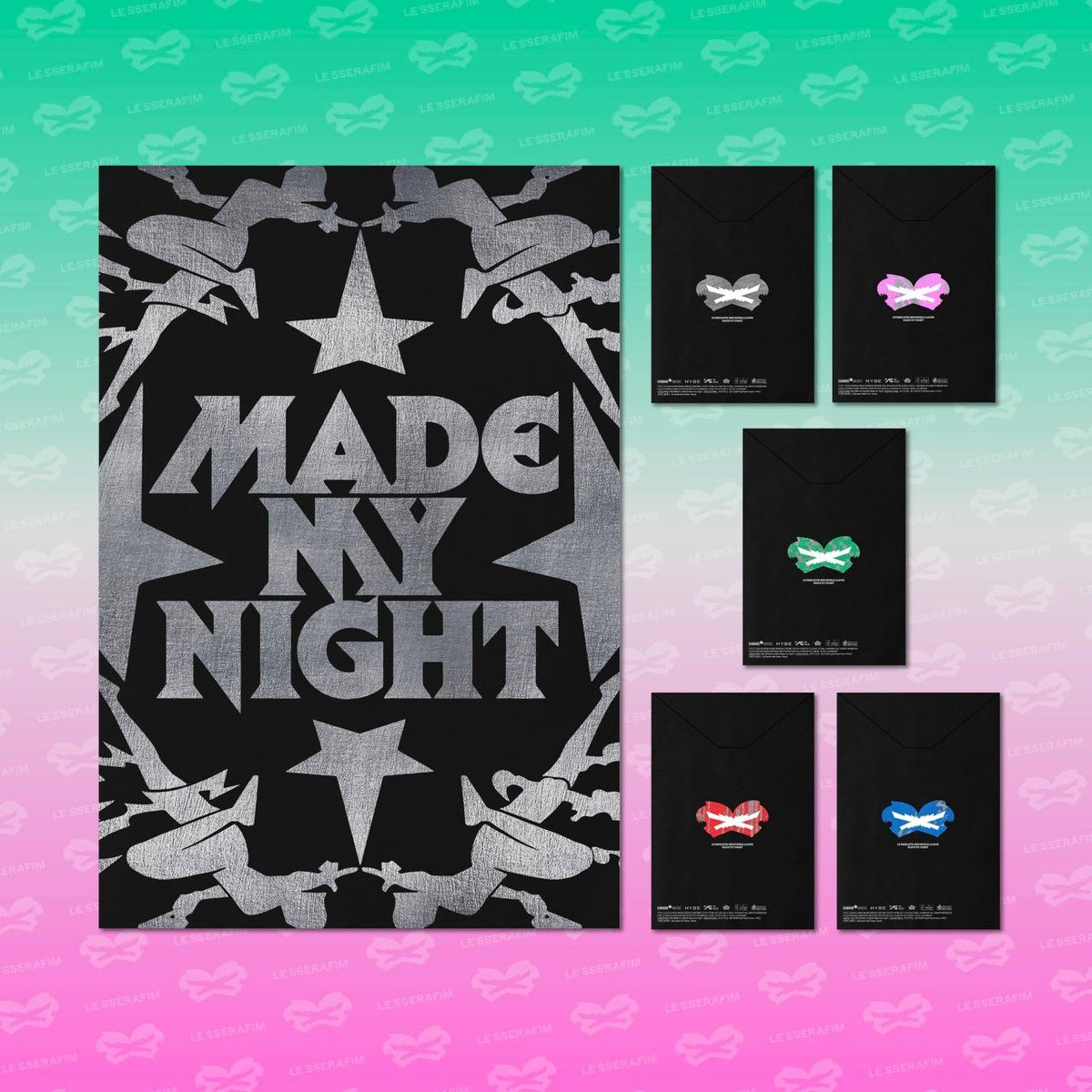 (Weverse shop pob) Compact ver. LE SSERAFIM - 'Made My Night' CHEMICAL NIGHT