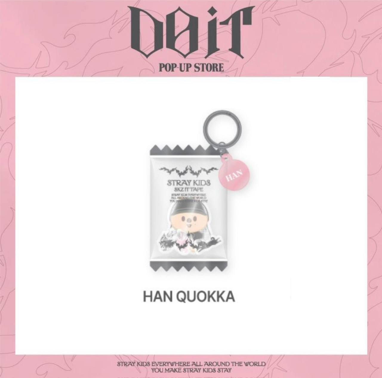 SKZOO SHAKER KEYRING - DO IT (HAN QUOKKA)