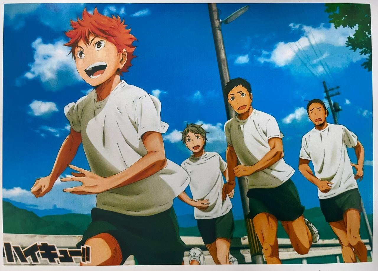 Постер А3 Волейбол / Haikyuu