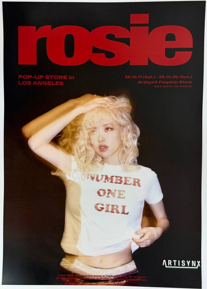Постер ROSE (BLACKPINK)