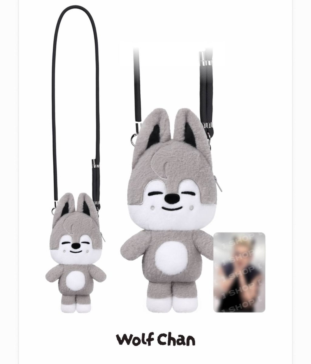 Wolf Chan PLUSH CROSS BAG