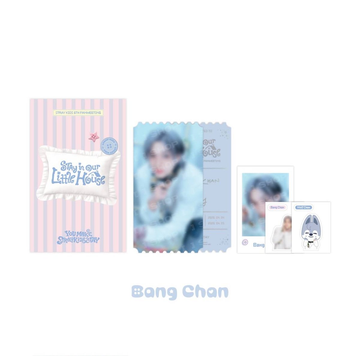 SPECIAL TICKET SET Bang Chan - Stray kids STAY in Our Little House
