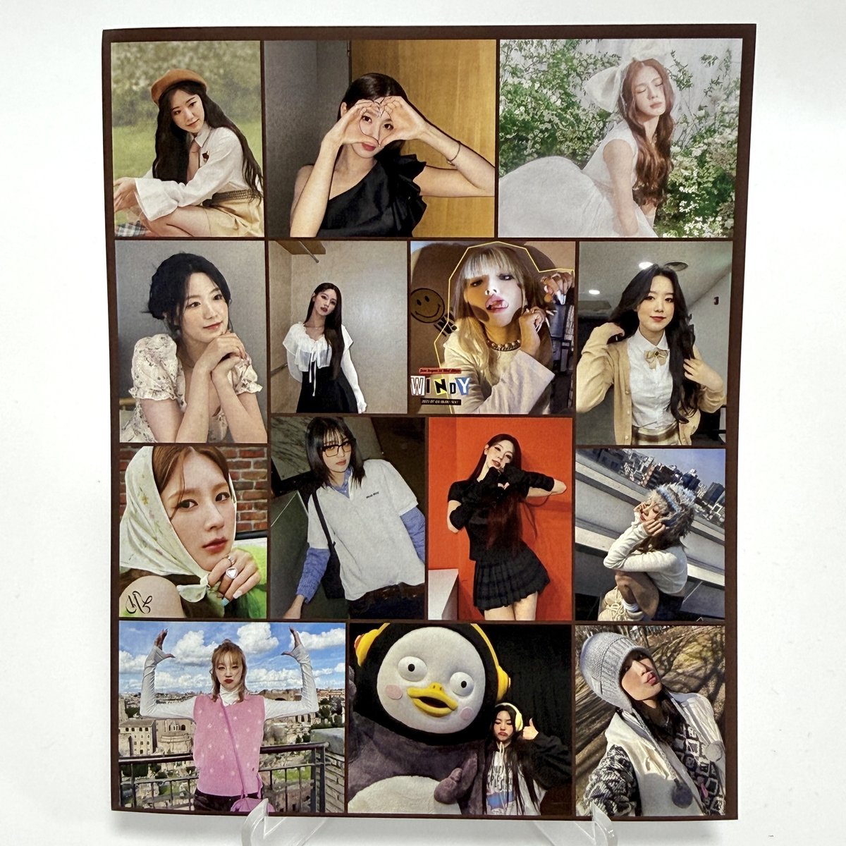 Наліпки (G)I-dle на аркуші А6 (для самовирізання)