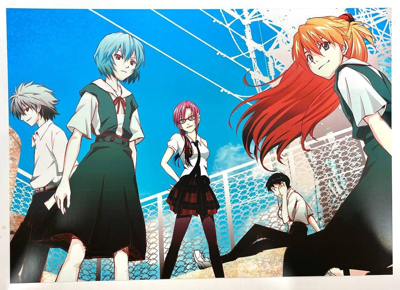 Постер А3 "Євангеліон / Evangelion"