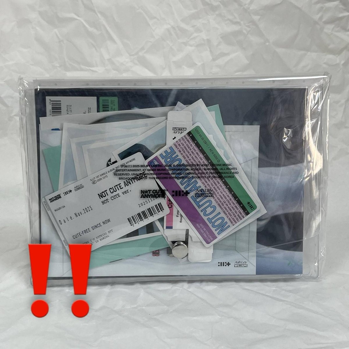 ILLIT - NOT CUTE ANYMORE (NOT CUTE ver.)!ПОШКОДЖЕННЯ НА ФОТО!