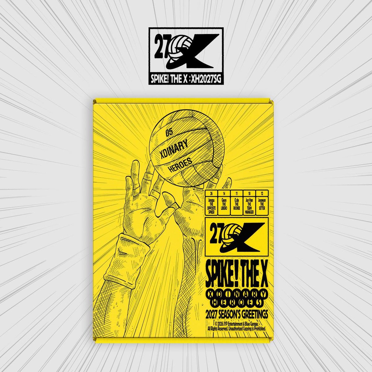 (Apple music pob) Xdinary Heroes 2027 Season's Greetings [SPIKE! THE X]