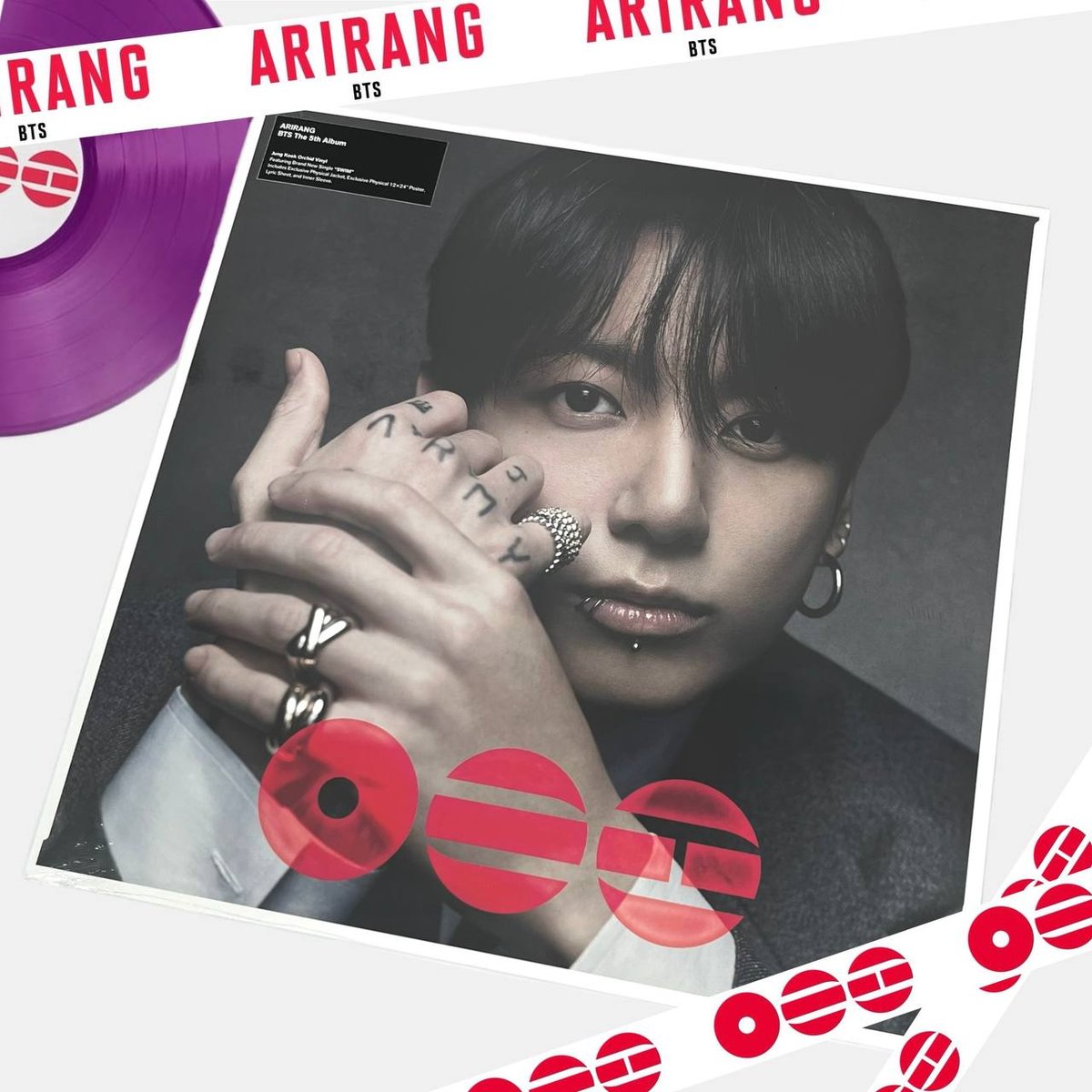 BTS - ARIRANG ( Standard vinyl, JUNG KOOK ORCHID VINYL )