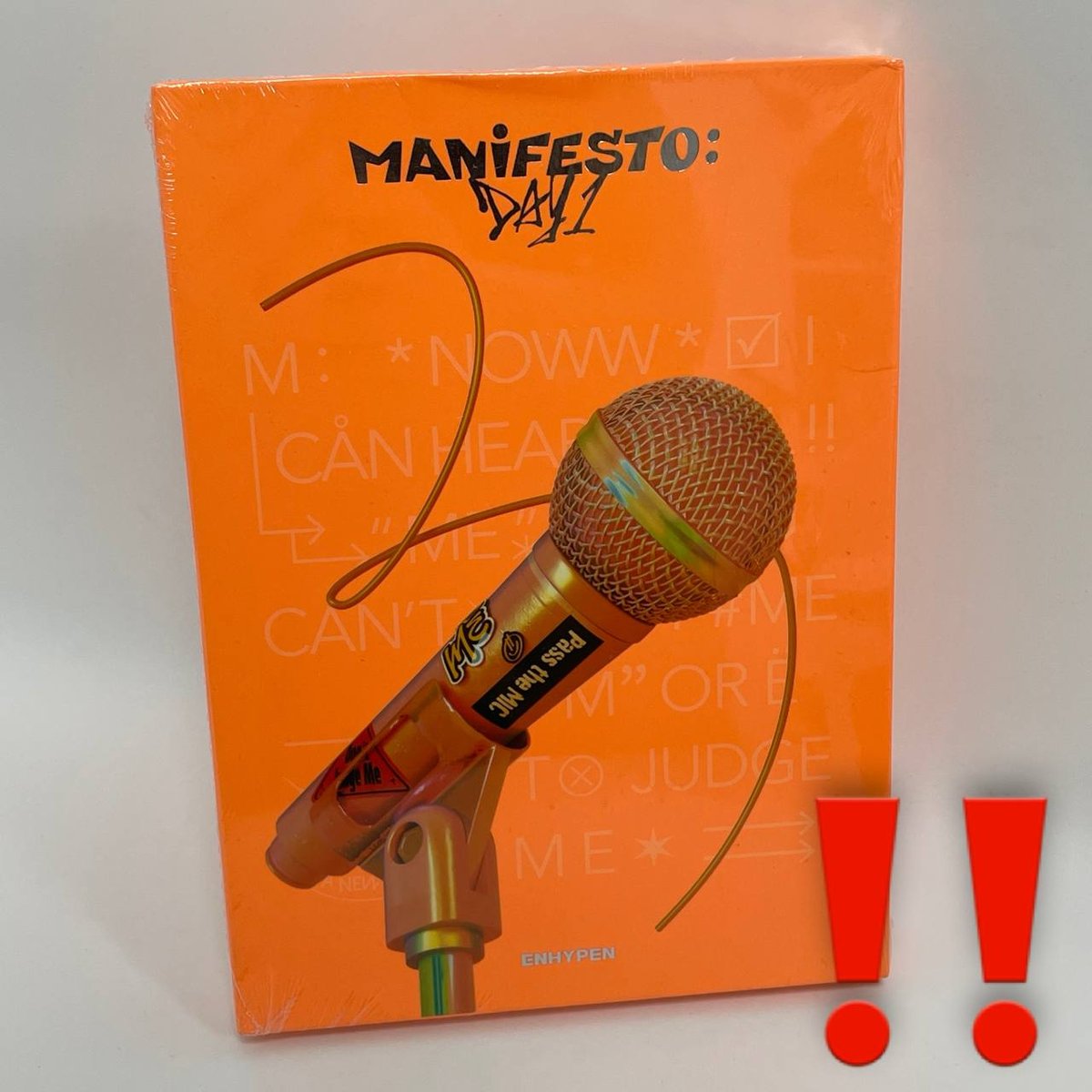 АЛЬБОМ ENHYPEN – MANIFESTO: DAY 1   ver. M ПОШКОДЖЕННЯ НА ФОТО