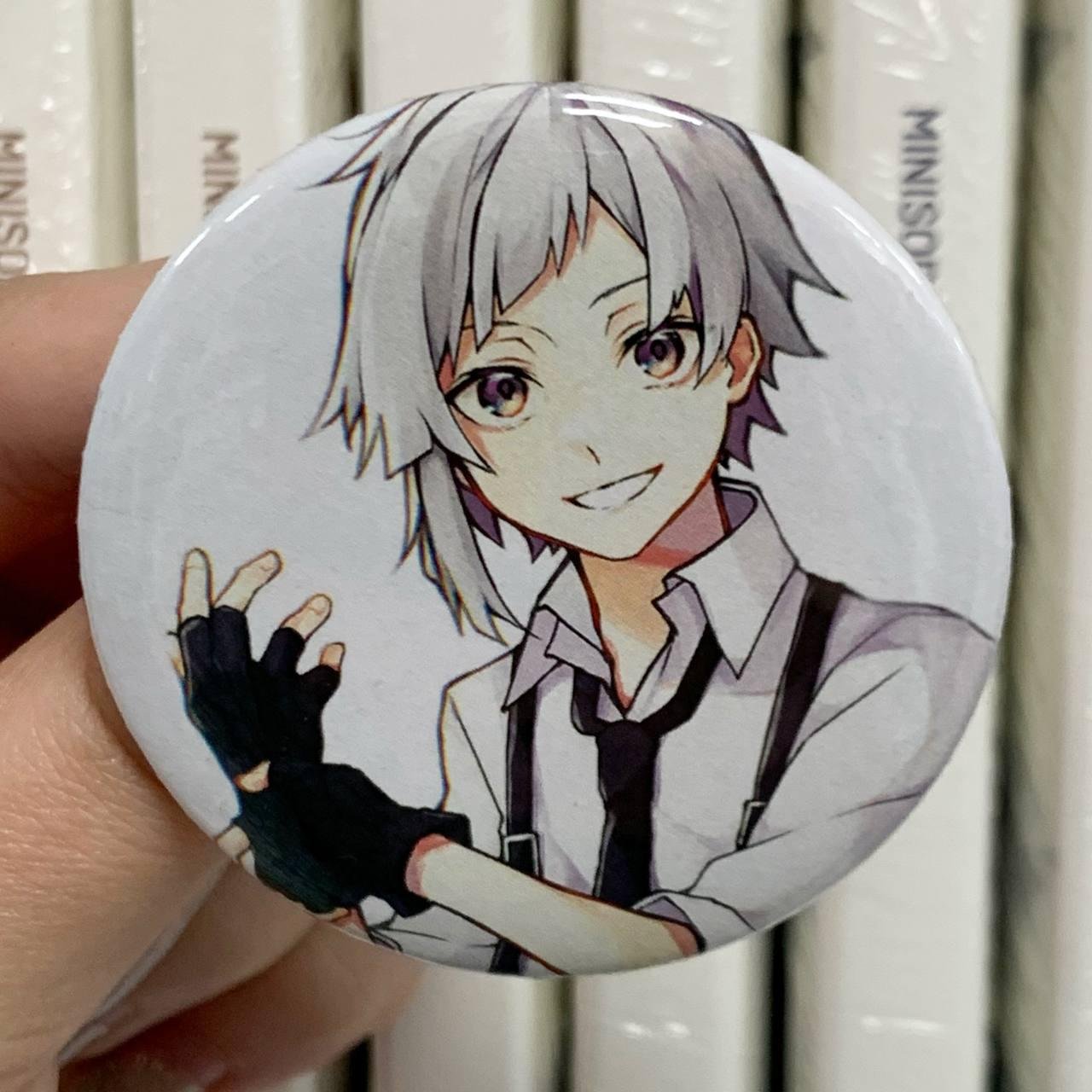 Значок Літературні генії бродячі пси / Bungo stray dogs