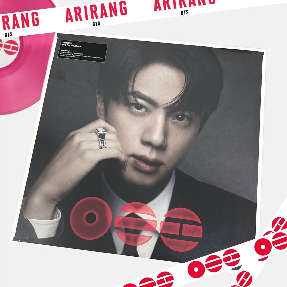 BTS - ARIRANG ( Standard vinyl, JIN PINK VINYL )