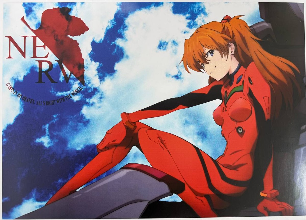 Постер А3 "Євангеліон / Evangelion"