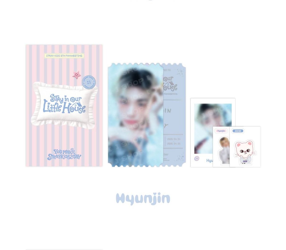 SPECIAL TICKET SET Hyunjin - Stray kids STAY in Our Little House