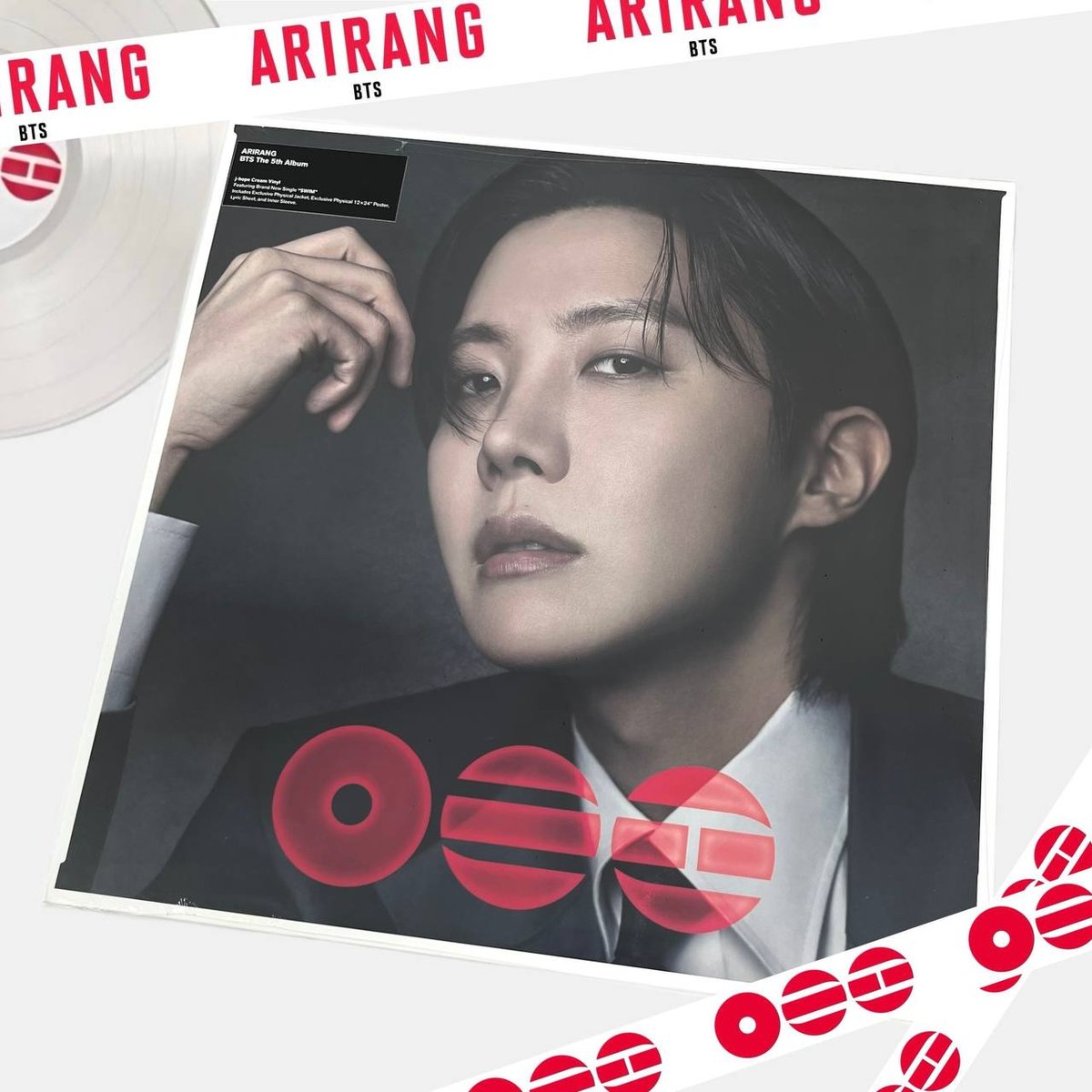 BTS - ARIRANG ( Standart vinyl, J-HOPE CREAM VINYL )