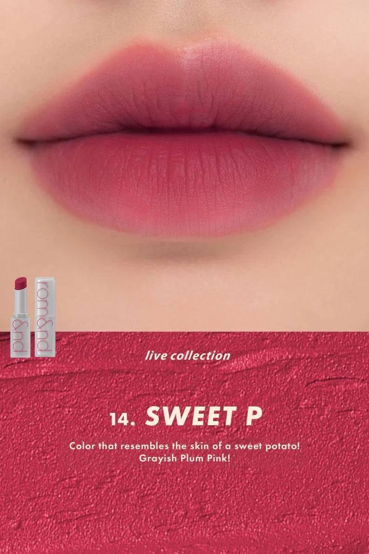Romand zero matte lipstick 14  Sweet p