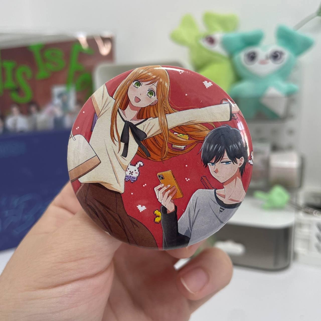 Значок “Закохалася Lv999 в Ямаду/ Yamada-kun to Lv999 no Koi wo Suru”