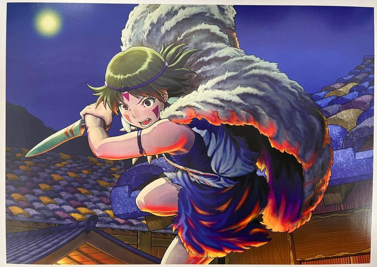 Постер А3 “Принцеса Мононоке / Princess Mononoke”