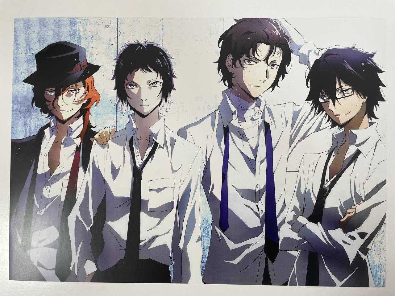 Постер А3 “Літературні генії Бродячі пси / Bungou Stray Dogs”