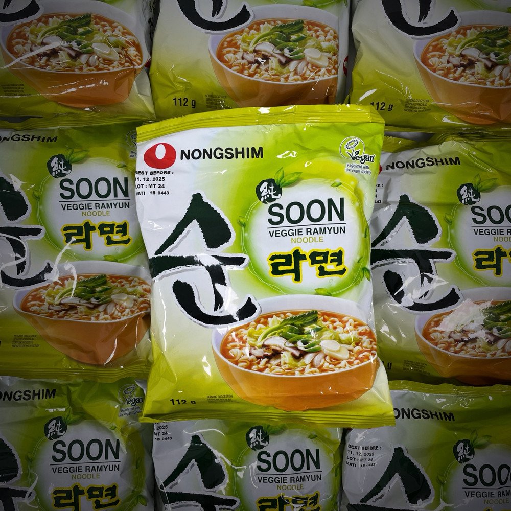 Nongshim Soon Ramyun вегетаріанська з овочами