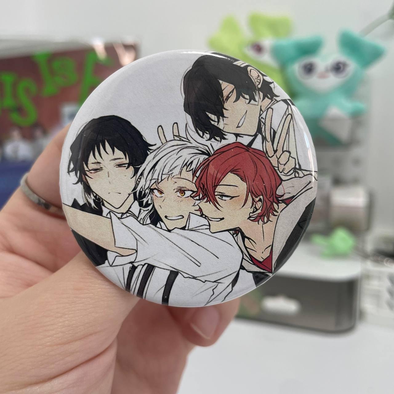 Значок Літературні генії бродячі пси / Bungo stray dogs