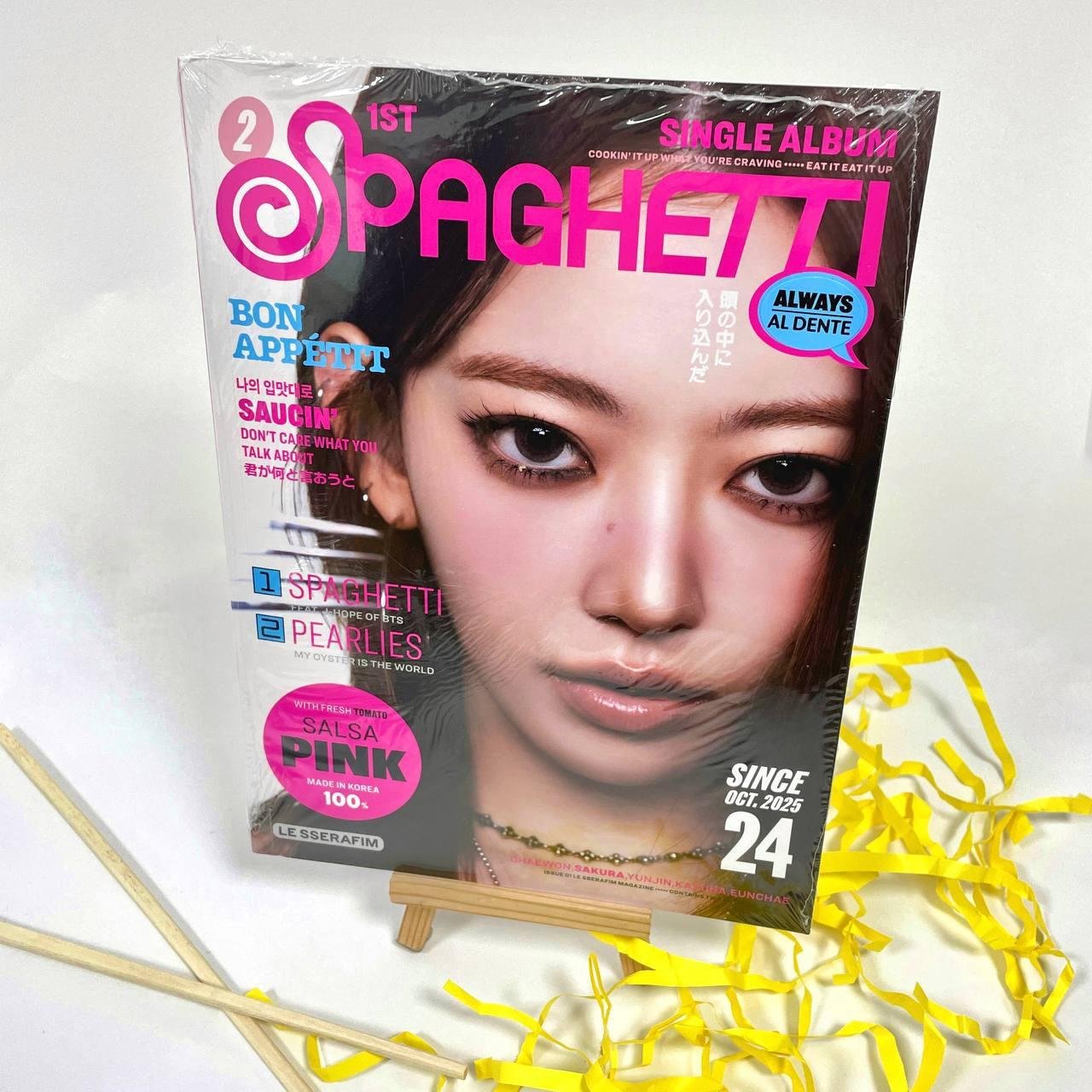 LE SSERAFIM - SPAGHETTI ( Compact ver  SALSA PINK )