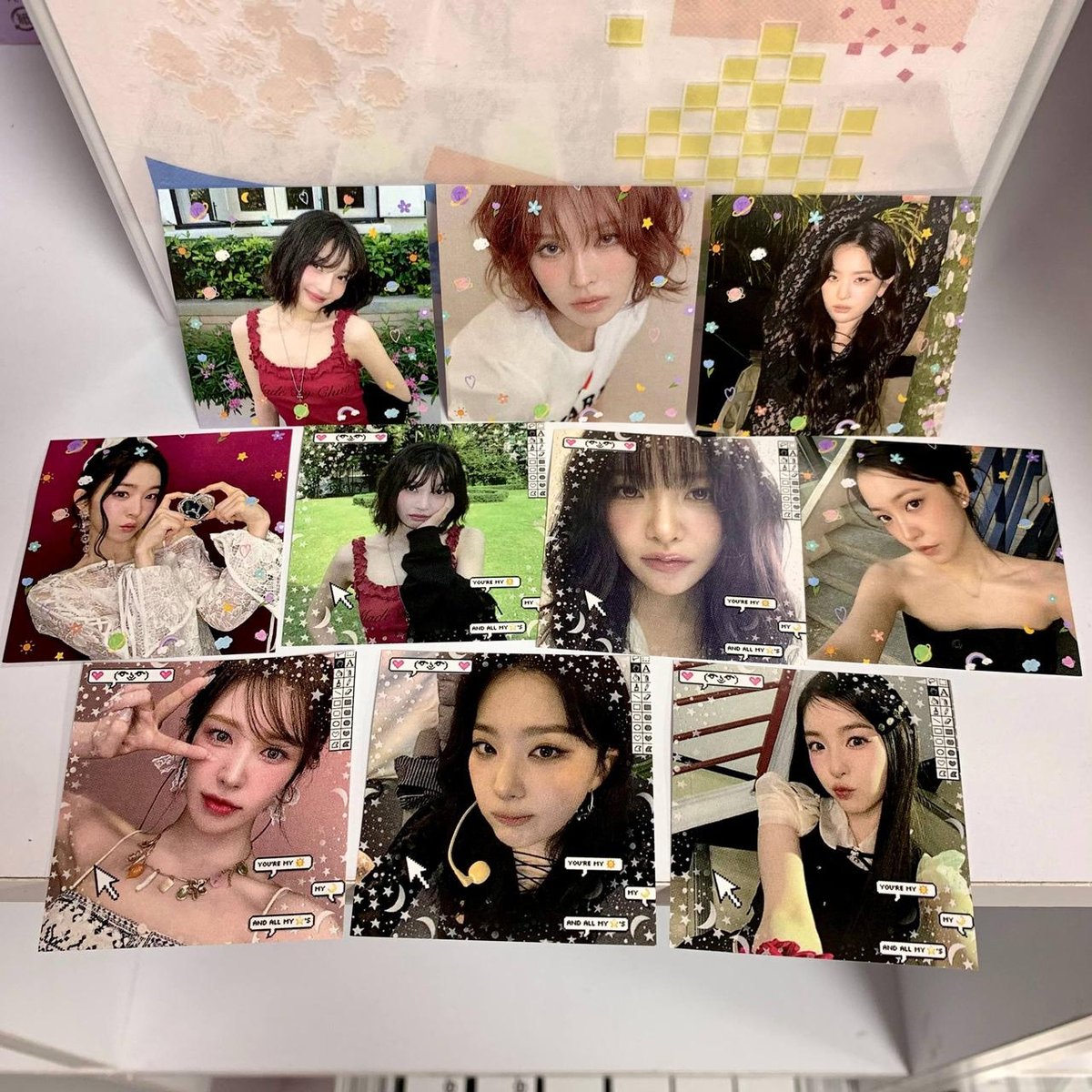 Набір з 10 наліпок Red Velvet