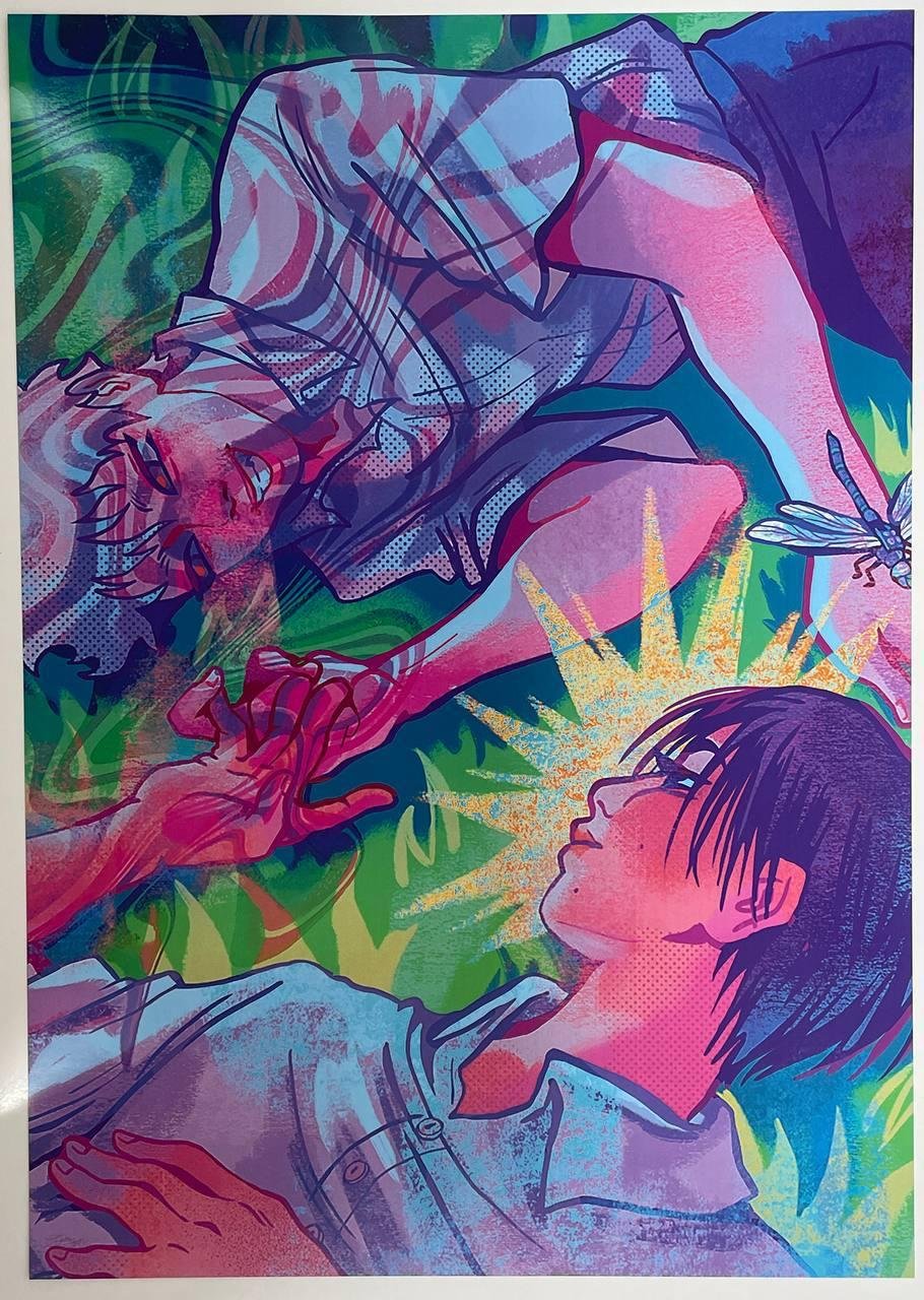 Постер А3 «Літо, коли помер Хікару / The Summer Hikaru Died”