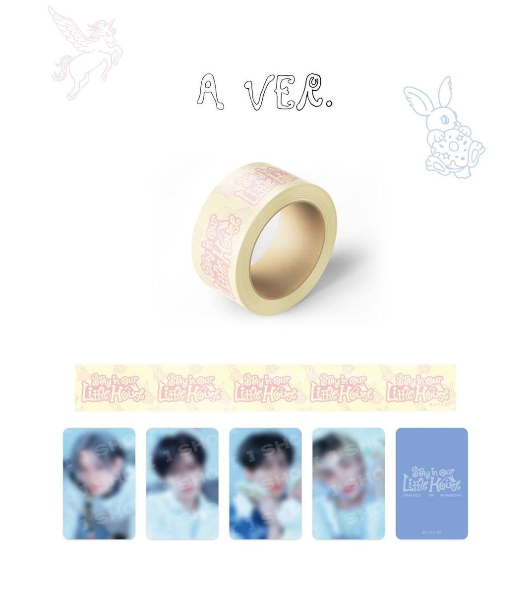 BOX TAPE SET A ver - Stray kids STAY in Our Little House