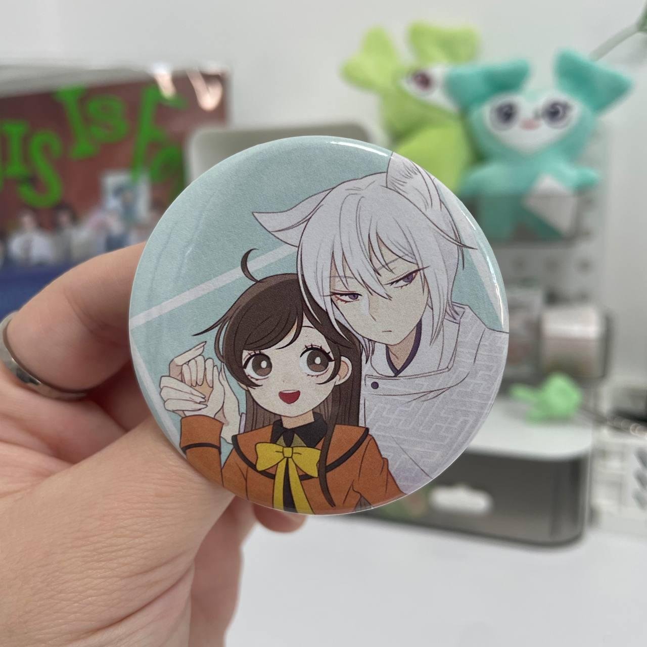 Значок “Приємно познайомитися, Бог / Kamisama Kiss”