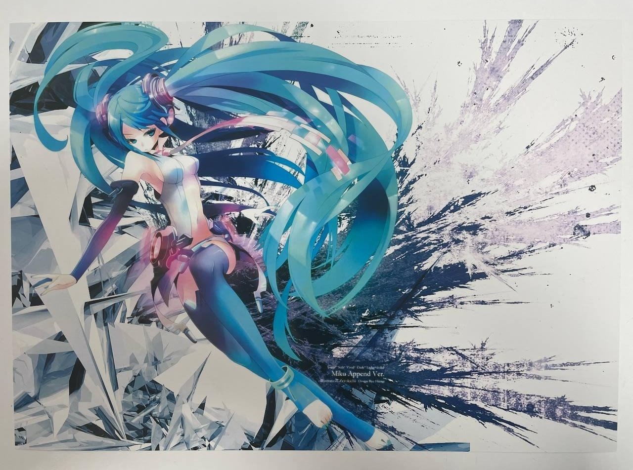 Постер А3 Вокалоїди \ Vocaloid